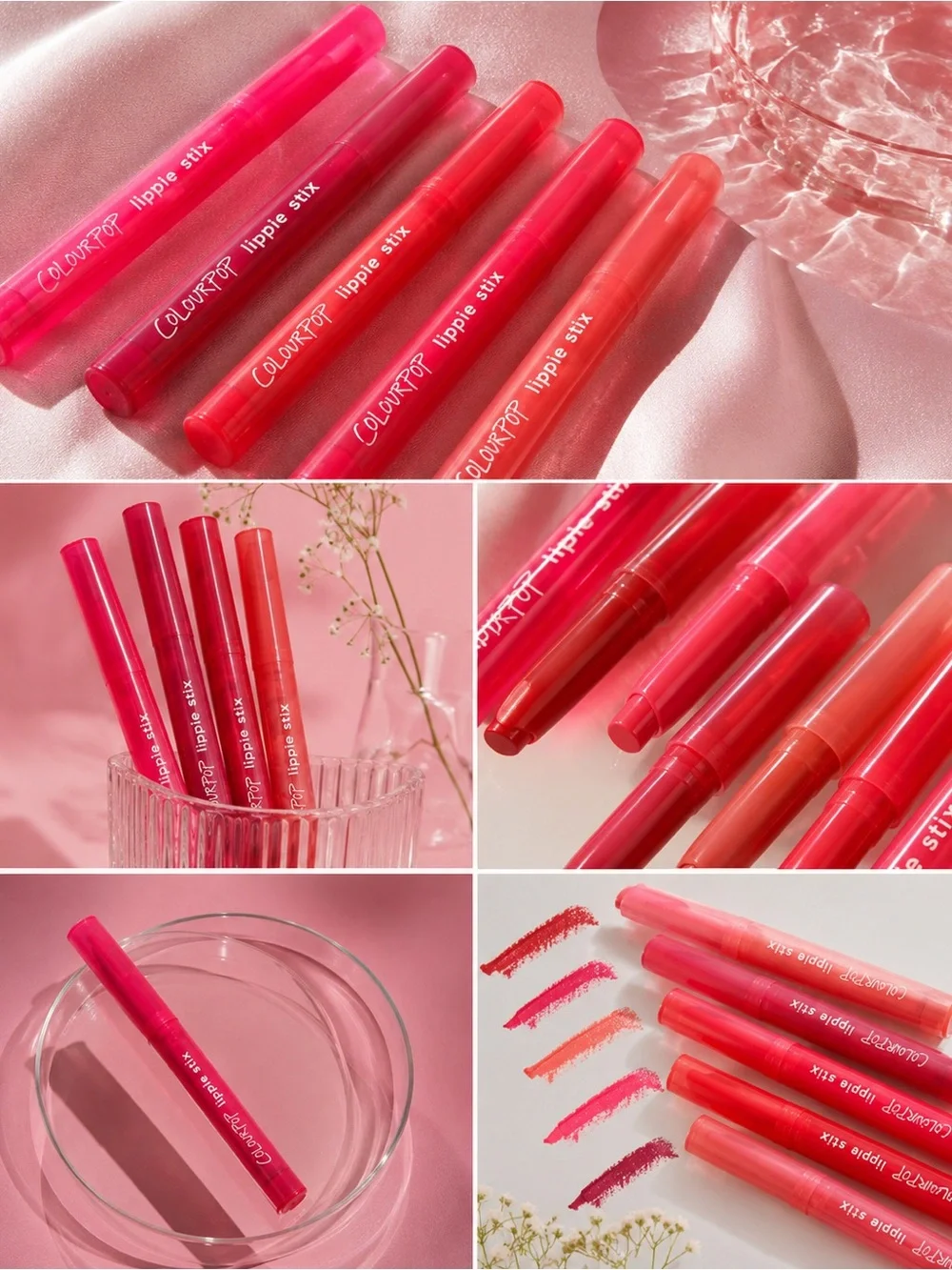 ColourPop Lippie Stix Set – Assorted Pink & Coral Shades